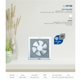 Quạt hút âm trần Senko HT150 30W