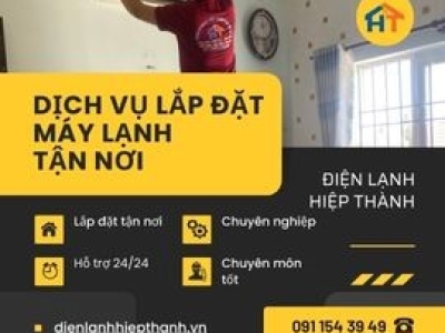 Dịch vụ lắp đặt máy lạnh tận nơi | Điện Lạnh Hiệp Thành