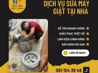 Dịch vụ sửa máy giặt tại nhà nhanh chóng