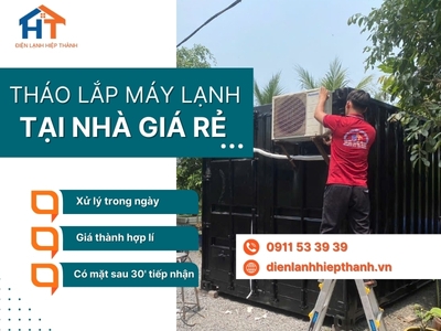 Tháo và lắp máy lạnh tại nhà chuyên nghiệp, giá rẻ tại TP.HCM