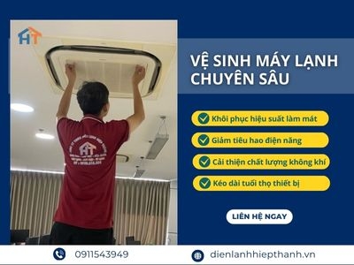 Dịch vụ vệ sinh máy lạnh chuyên sâu | Mát nhanh, tiết kiệm điện